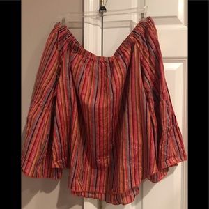 AMARYLLIS Bell Sleeve Off the Shoulder